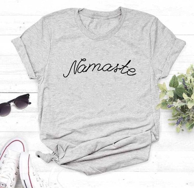 Namaste Graphic Tee Shirt Seribella Designs