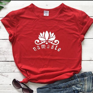 Namaste Lotus Flower Tee Shirt