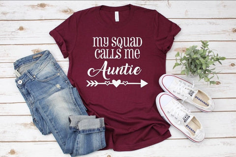 My Squad Calls Me Auntie Tee Shirt